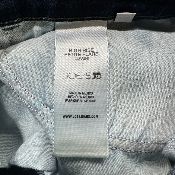 Joes Jeans Women 34 High Rise‎ Petite Flare Blue Denim Cassini 5 Pocket Casual - Picture 13 of 14